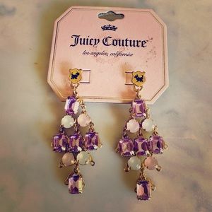NWT Authentic Juicy Couture Chandelier Earrings
